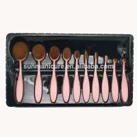 bsci factory hot Unique design wholesale makeup brush, cosmetic brush, silicone make up brush cleaner kit